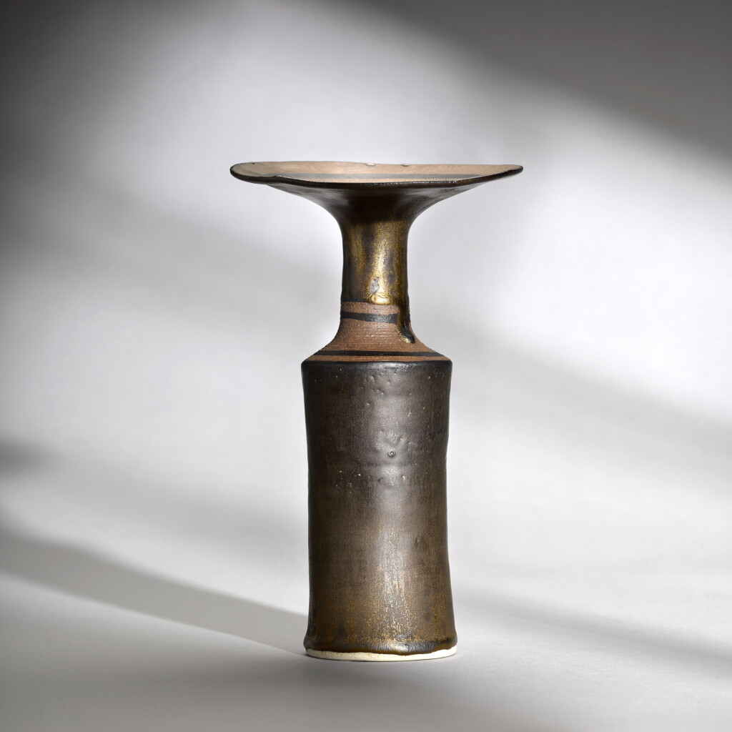 View full screen - View 1 of Lot 20. Bottle Vase with Flaring Lip.