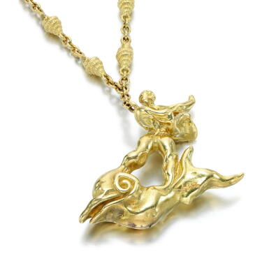 View full screen - View 1 of Lot 40. NECKLACE, SALVADOR DALÍ.