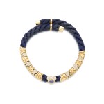 Sapphire and diamond necklace
