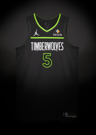 View full screen - View 1 of Lot 10. Anthony Edwards Minnesota Timberwolves 2025-2026 Game Worn Statement Edition Jersey | Game Winner.