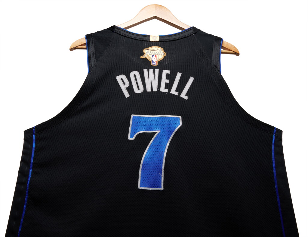 View full screen - View 1 of Lot 5. Dwight Powell Dallas Mavericks 2024 NBA Finals Game Issued City Edition Jersey | Game 1.