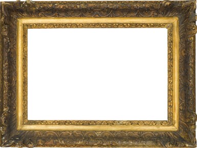 View full screen - View 1 of Lot 74. An early 18th century British Louis XIV-style carved giltwood frame.
