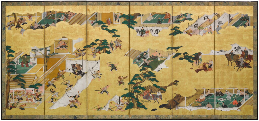 View full screen - View 1 of Lot 1. Anonymous | Various scenes from the Revenge of the Soga Brothers | Edo period, 17th - 18th century.