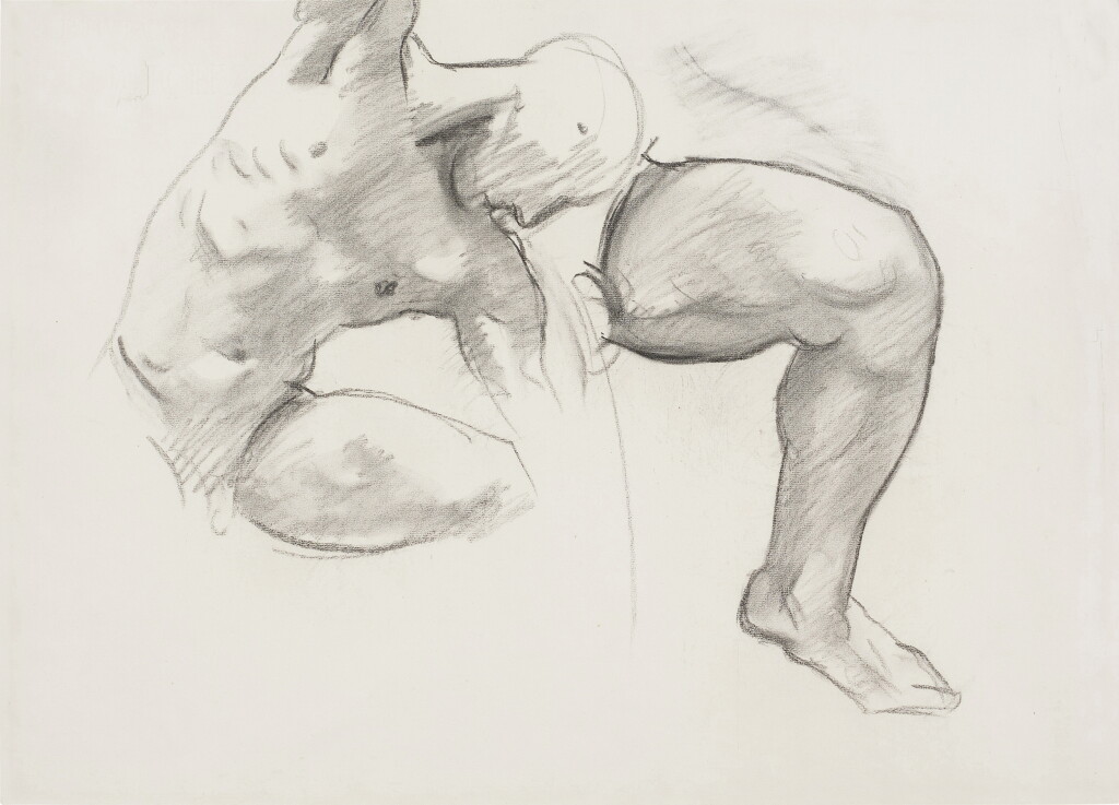 View full screen - View 1 of Lot 2224. Torso and Left Leg Study.