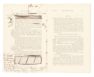 View full screen - View 1 of Lot 202. Collins, Frozen Deep, 1866, author's corrected copy.