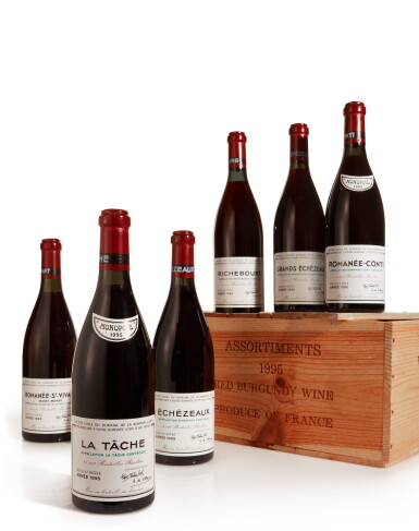 View full screen - View 1 of Lot 1. Assortment Case 1995 Domaine de la Romanée-Conti (12 BT).