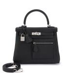 Limited Edition Black Swift Colormatic Kelly 25 Retourné Palladium Hardware, 2025
