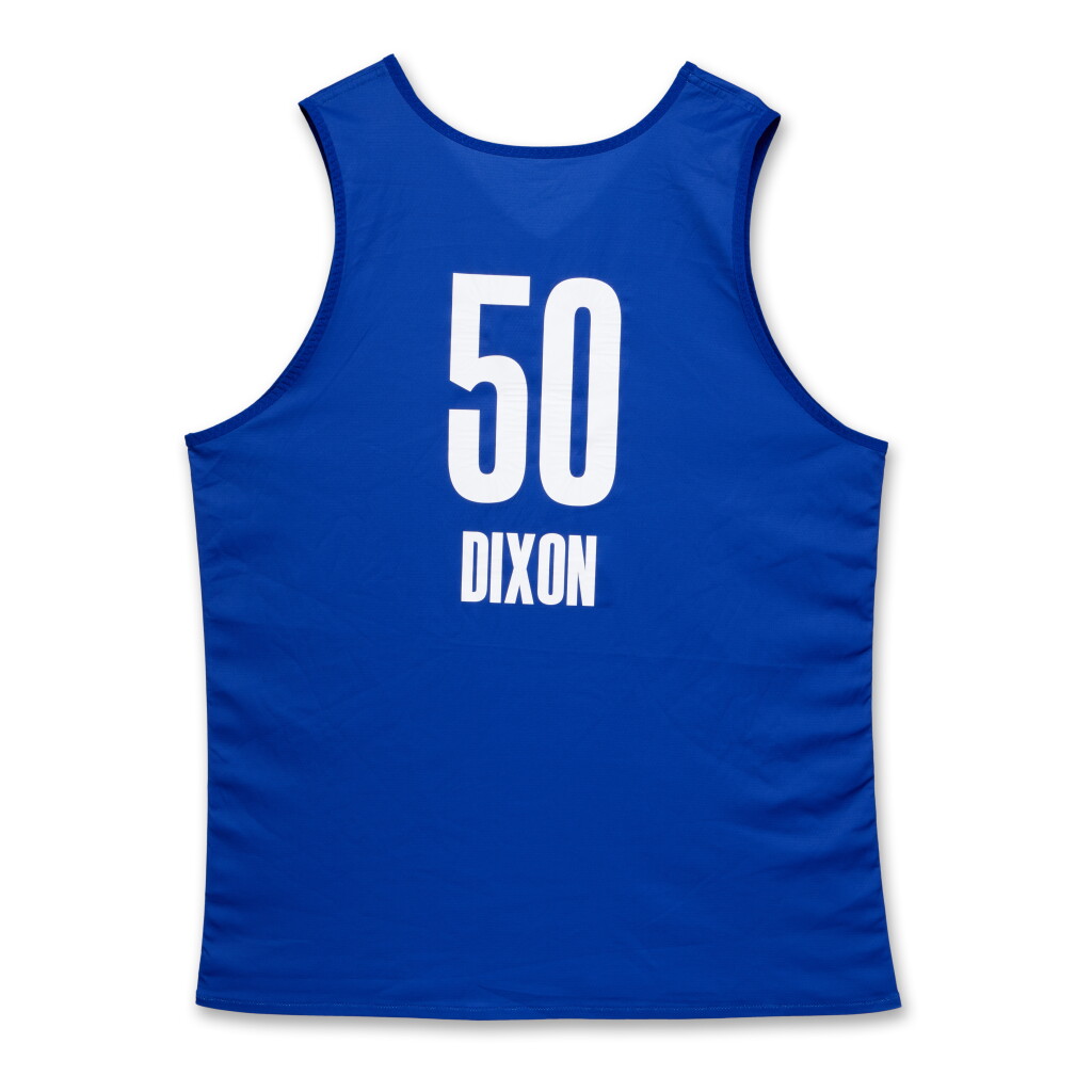 View full screen - View 1 of Lot 223. Eric Dixon 2025 NBA Draft Combine Worn Jersey.