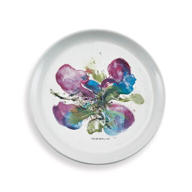 View full screen - View 1 of Lot 909. Zao Wou-Ki 趙無極 | L'orchidée 蘭花.