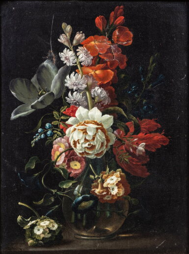 View full screen - View 1 of Lot 642. Still life with flowers.