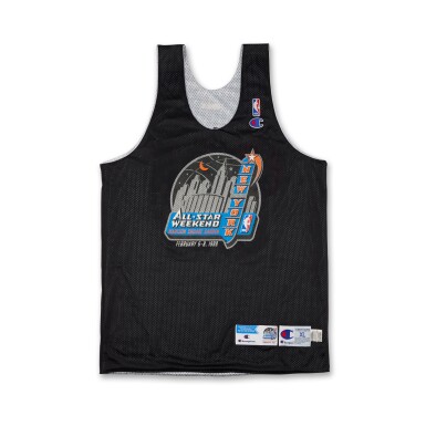 View full screen - View 1 of Lot 18. Michael Jordan 1998 NBA All-Star Game Issued Practice Jersey.