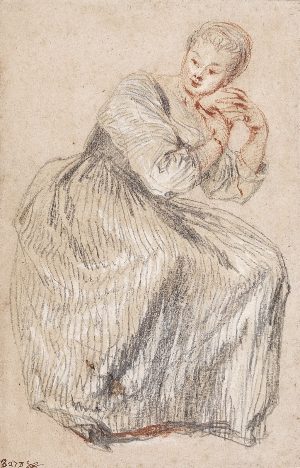View full screen - View 1 of Lot 39. A seated lady.