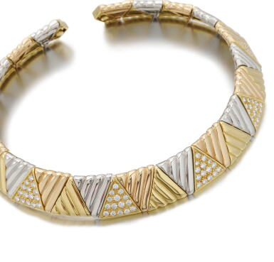 View full screen - View 1 of Lot 111. Bulgari, Diamond necklace (Collana in diamanti, Bulgari).