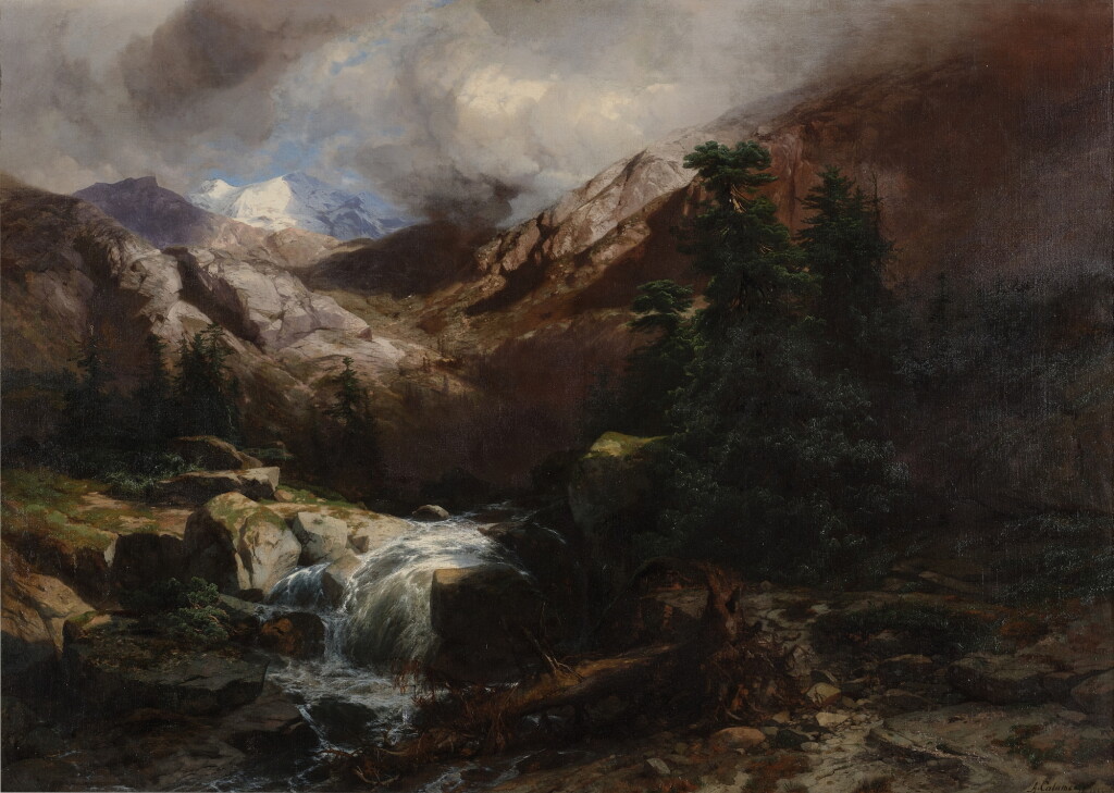 View full screen - View 1 of Lot 119. Mountain Torrent.