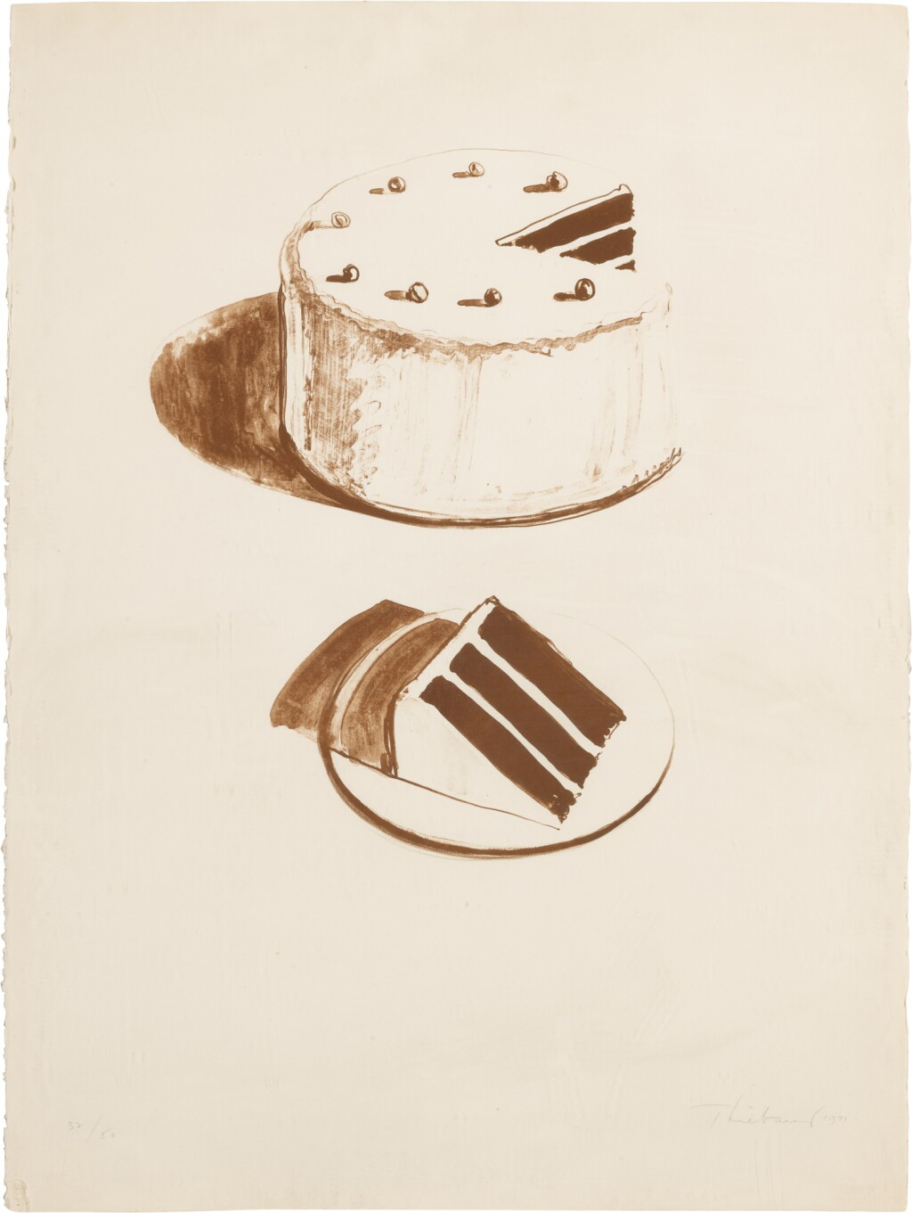 View full screen - View 1 of Lot 148. Chocolate Cake.
