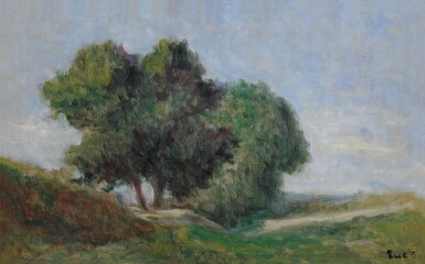 View full screen - View 1 of Lot 5. Rolleboise, bouquet d'arbres.