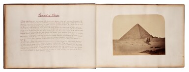View full screen - View 1 of Lot 58. Egypt | An album of photographs by Henry Gaskell Close, 1864.