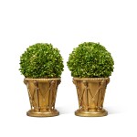 A Pair of Louis XVI Style Gilt-Bronze Wine Coolers, 19th Century