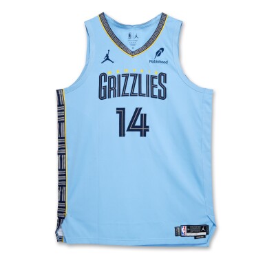 View full screen - View 1 of Lot 155. Zach Edey Memphis Grizzlies 2024-2025 Game Worn Statement Edition Jersey | 2nd Career Game.