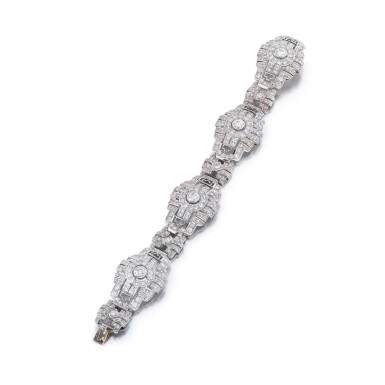View full screen - View 1 of Lot 178. Bracelet diamants | Diamond bracelet.