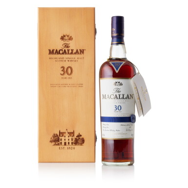 View full screen - View 1 of Lot 8015. The Macallan 30 Year Old Sherry Oak 43.0 abv NV (1 BT70).