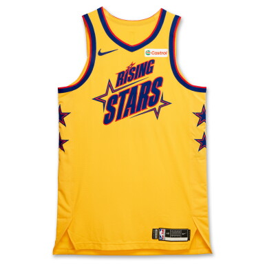 View full screen - View 1 of Lot 85. Julian Strawther Game Worn ‘Rising Stars’ Jersey .