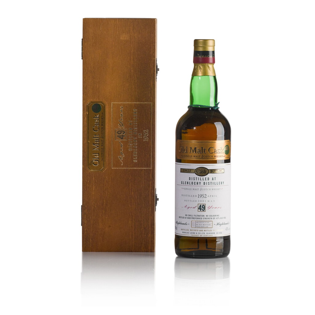 View full screen - View 1 of Lot 360. Glenlochy Douglas Laing Old Malt Cask 49 Year Old 43.0 abv 1952 (1 BT70).