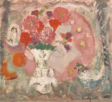 View full screen - View 1 of Lot 620. Pink Still Life.