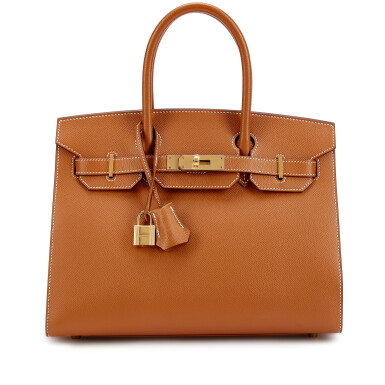 View full screen - View 1 of Lot 5460. Gold Epsom Birkin 30 Sellier Gold Hardware, 2020.