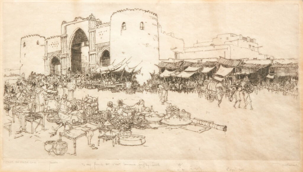 View full screen - View 1 of Lot 68. Saudi Arabia—Fred Richards | Outside Mecca Gate, Jeddah, 5th April 1930.