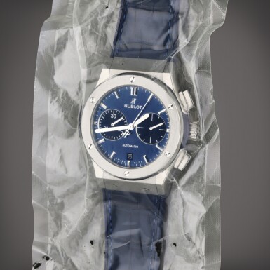 View full screen - View 1 of Lot 122. Reference 521.NX.7170.LR Classic Fusion | A single-sealed titanium automatic chronograph wristwatch with date, Circa 2015.