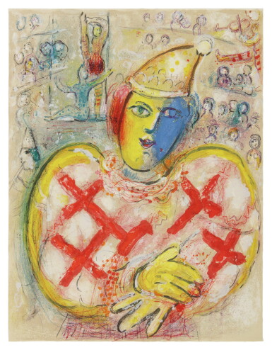View full screen - View 1 of Lot 36. MARC CHAGALL | THE CIRCUS: ONE PLATE (M. 499; SEE C. BKS. 68).