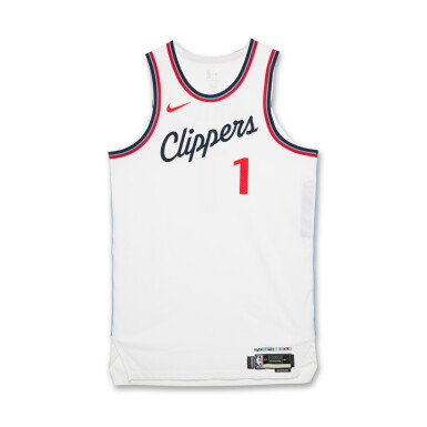 View full screen - View 1 of Lot 147. James Harden Los Angeles Clippers 2024-2025 Game Worn Association Edition Jersey | Double-Double.