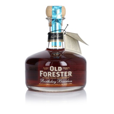 View full screen - View 1 of Lot 259. Old Forester 12 Year Old Birthday Bourbon 2015 Release 100 Proof 2003 (1 BT 75cl).