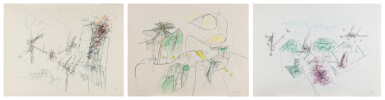 View full screen - View 1 of Lot 183. Sans titre (three works).