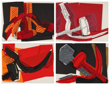 View full screen - View 1 of Lot 28. Hammer and Sickle.