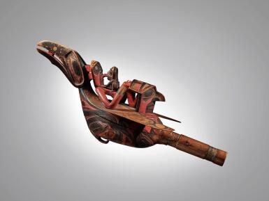 View full screen - View 1 of Lot 30. Tsimshian Rattle.