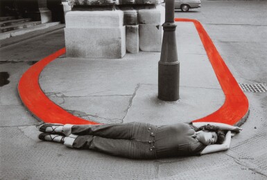 View full screen - View 1 of Lot 18. VALIE EXPORT | 'EINKREISUNG' (ENCIRCLEMENT) (FROM KÖRPERKONFIGURATIONEN (BODY CONFIGURATIONS)).