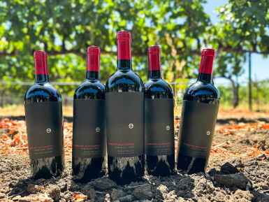View full screen - View 1 of Lot 26. Goosecross Cellars | C. Elizabeth 5-Year Vertical Cabernet Sauvignon .