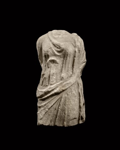 View full screen - View 1 of Lot 159. A Hellenistic or Roman Marble Torso of a Woman, circa 1st Century B.C./1st Century A.D..