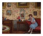GEORGES D'ESPAGNAT | FEMME DANS UN INTÉRIEUR