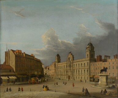 View full screen - View 1 of Lot 199. London, a view of Northumberland House on the Strand.
