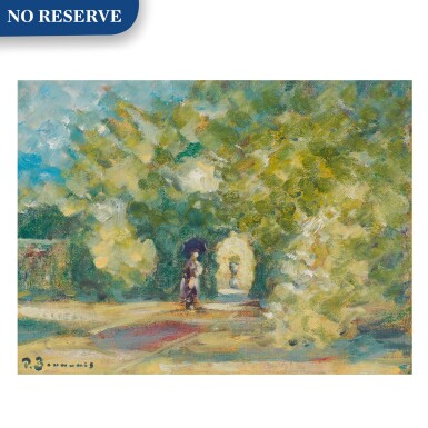 View full screen - View 1 of Lot 2. A Figure in a Garden Park.