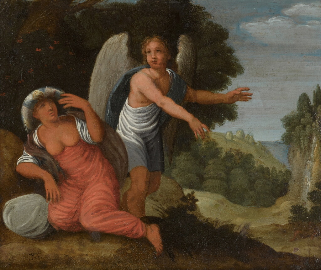 View full screen - View 1 of Lot 125. Hagar in the desert.