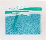 Lithographic Water Made of Lines, Crayon, and a Blue Wash (M.C.A.T. 212)