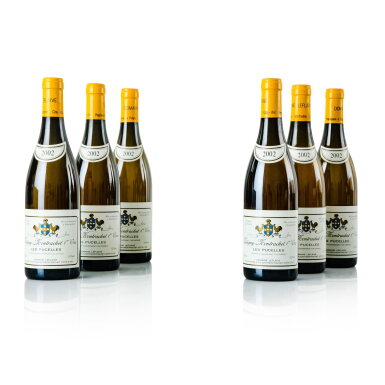 View full screen - View 1 of Lot 141. Puligny Montrachet, Les Pucelles 2002 Domaine Leflaive (6 BT).