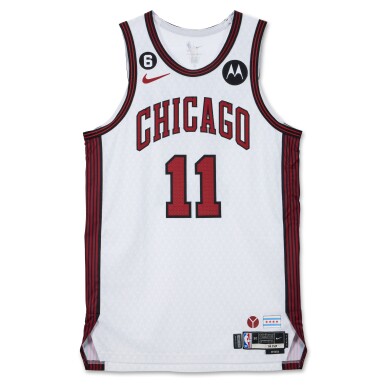 View full screen - View 1 of Lot 63. DeMar DeRozan Chicago Bulls 2022-2023 Game Worn Home Jersey.
