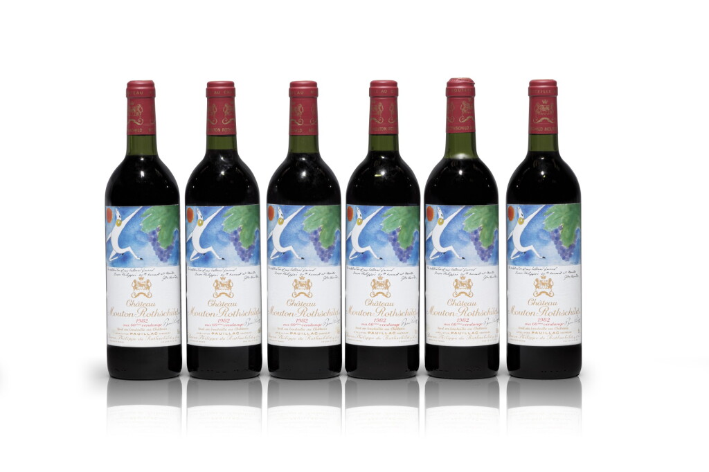 View full screen - View 1 of Lot 146. Château Mouton Rothschild 1982 (12 BT).