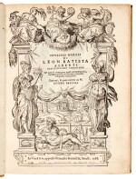 Alberti, Opuscoli morali, Venice, 1568, contemporary vellum