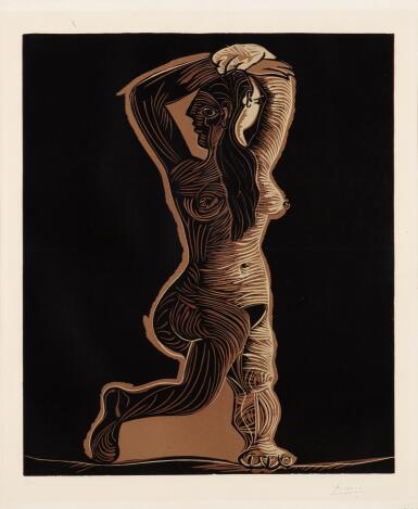 View full screen - View 1 of Lot 124. Grand nu dansant.